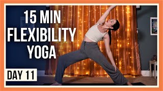 15 Min Evening Yoga Stretches – Day #11 (FULL BODY FLEXIBILITY YOGA) 15 Min Evening Yoga Stretches – Day #11 (FULL BODY FLEXIBILITY YOGA)