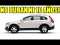 5 AUTOS que NO DURAN ni 10 AÑOS!