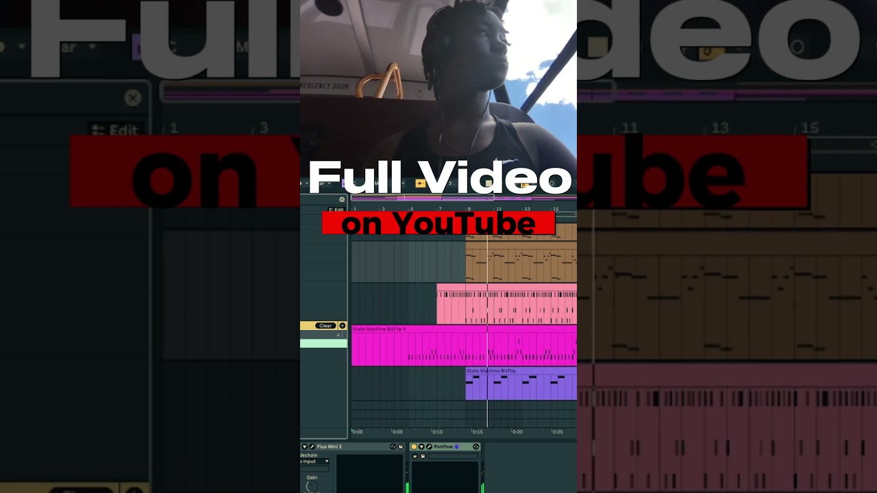 making a beat in ableton ON A BUS! #ableton #abletonproducer #abletoninspiration #ragetypebeat