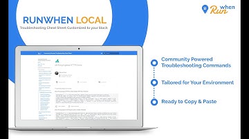 RunWhen Local - Touring the Troubleshooting Cheat Sheet