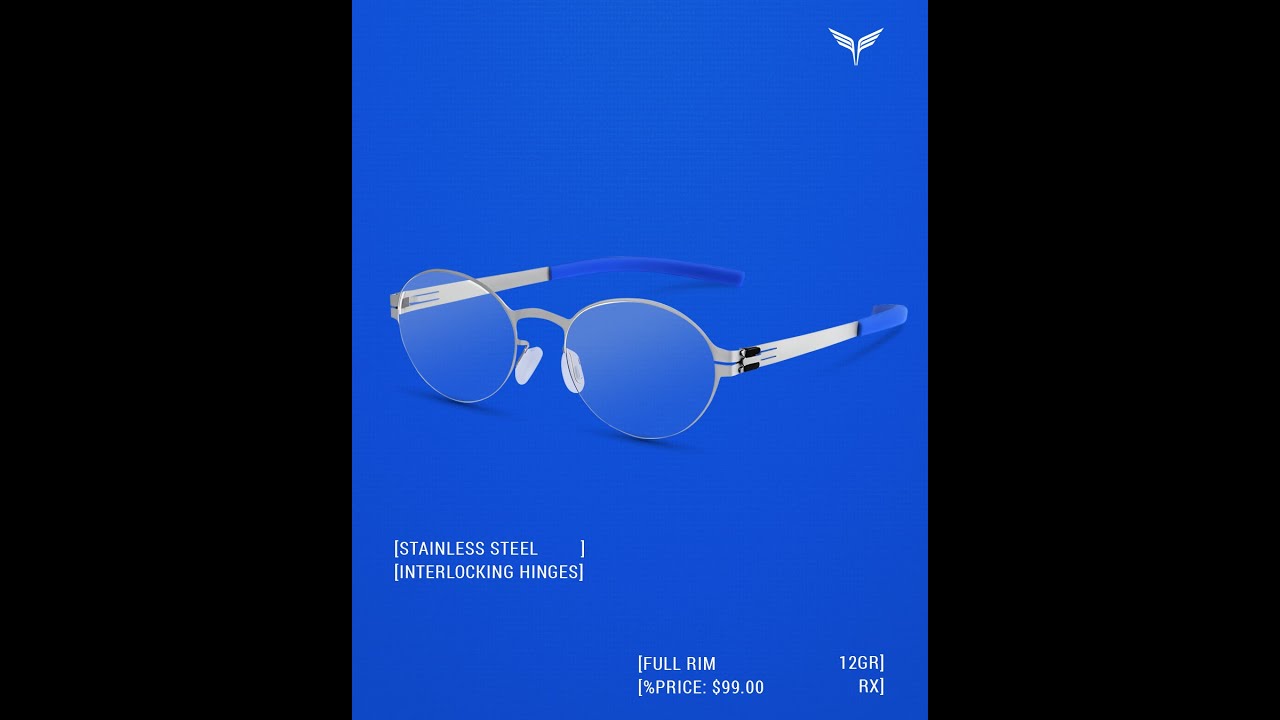 Interlocking hinge screwless eyeglasses