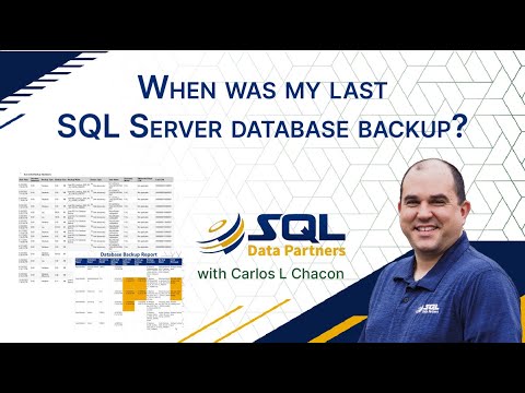 When was my last SQL Server database backup?