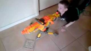 nerf machine gun