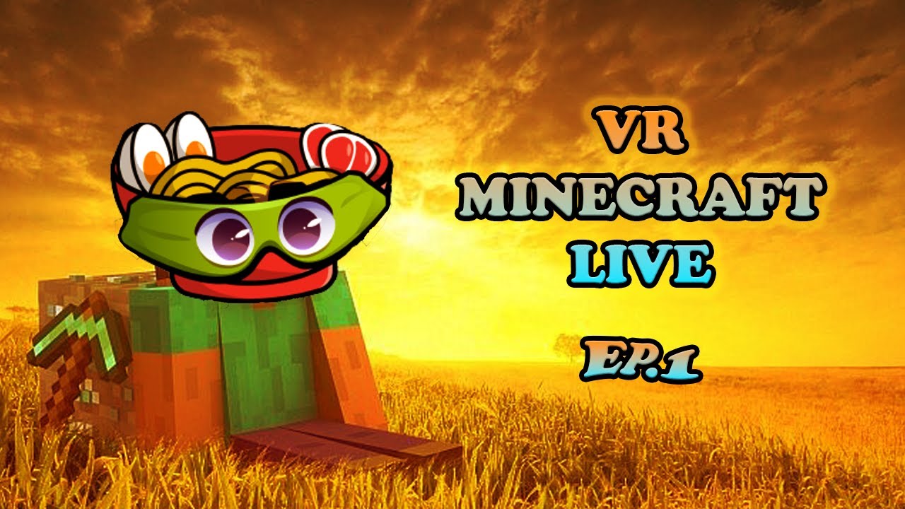 Playing VR Minecraft until I beat the ender dragon