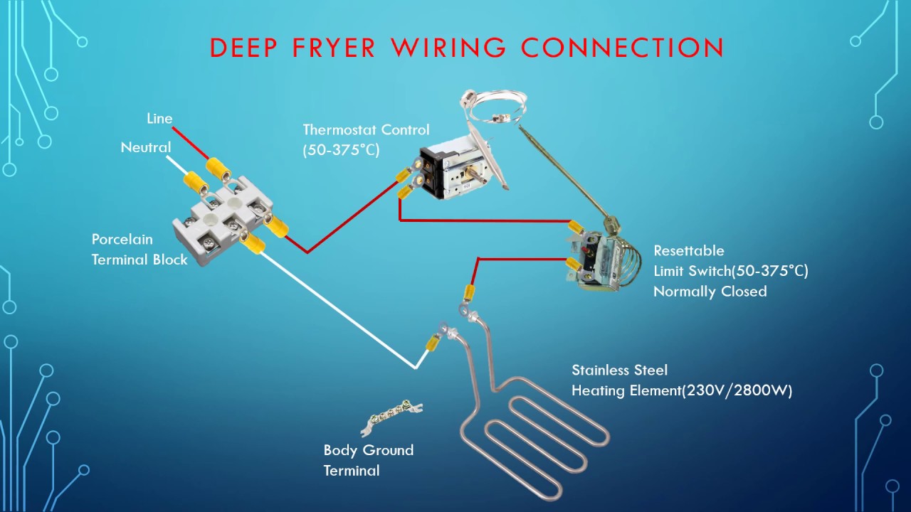 120v Deep Fryer Wiring Diagram - Care Kit