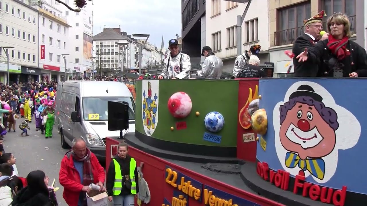 Veilchendienstagszug Mönchengladbach 13.02.2024 Teil 5/7 Hindenburgstraße