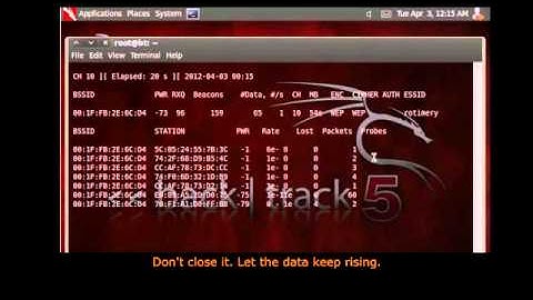 Crack WEP Password Using Backtrack 5