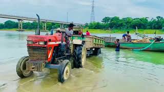 Jcb 3dx loading mahindra tractor 4×4 stuck in mud || Sonalika tractor || Tractor power test || 961