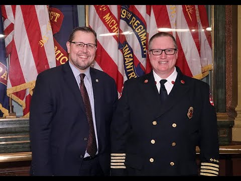 firefighter exam Rep. Brian Elder Thanks First Responders on 9/11