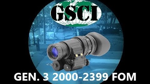 Night Vision GSCI PVS-14 (PVS14) Gen 3 GA4 2000-2399 FOM WHITE REAL Military