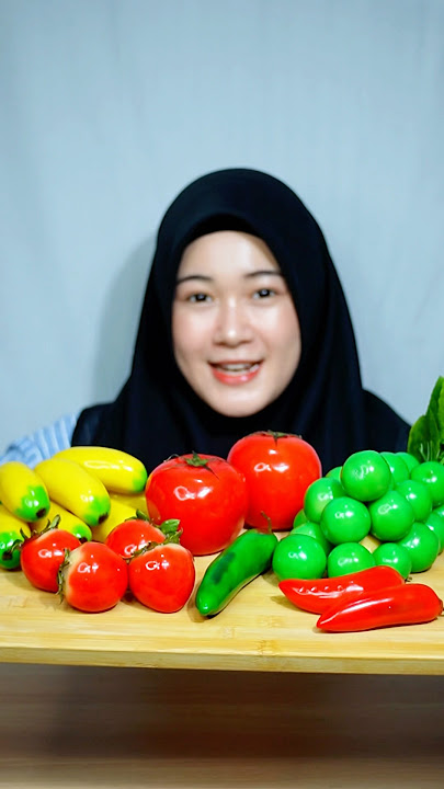 MUKBANG LUKCHUP FILLED WITH FRUIT 🍓 & VEGETABLES 🌶️