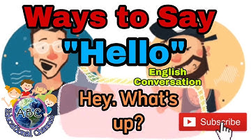 Ways to say " Hello"| English Conversation| Speaking in English