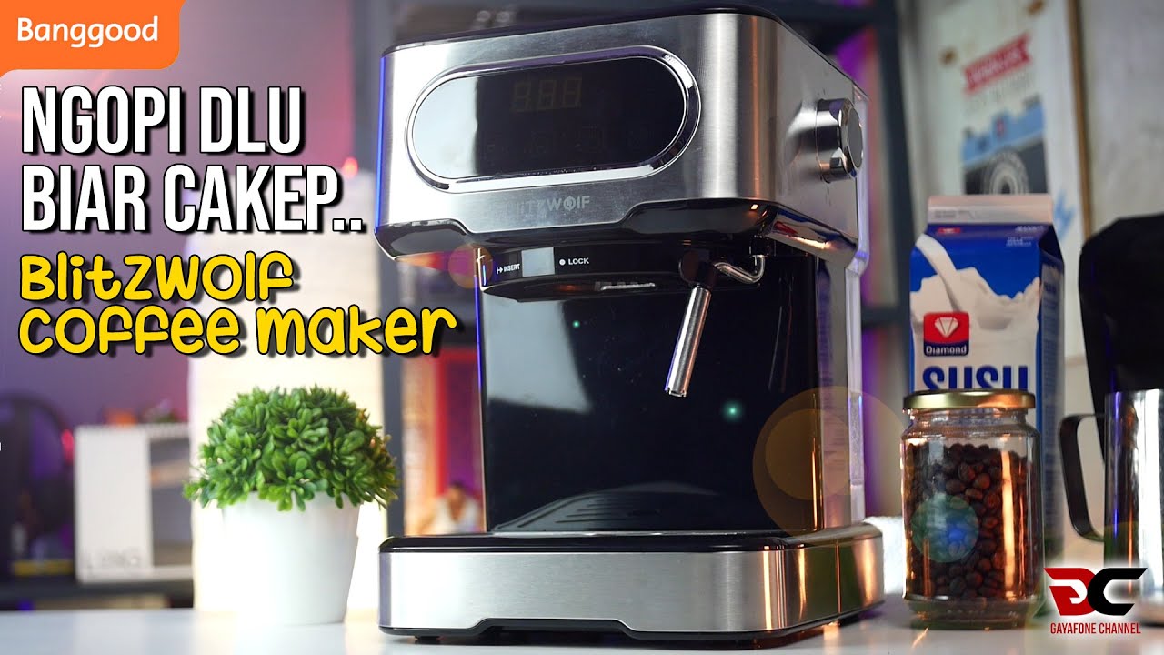 BlitzWolf BW-CMM2エスプレッソマシン20バール高圧 BlitzWolf BW-CMM2エスプレッソマシン20バール高圧 BlitzWolf BW-CMM2