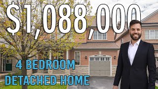 Touring inside a 4 bedroom detached home in Vaughan