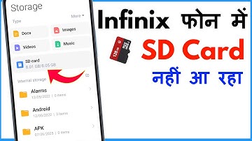 Infinix Mobile Me SD Card Show Nahi Ho Raha Hai | Memory Card Not Showing In Infinix Mobile