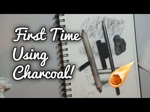 How to use Compressed Charcoal Sticks