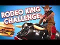 Burger King Rodeo King Challenge ft. Mechanical Bull