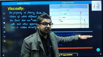 Lec #01 || Fluid Dynamics || 1st Year Live Class || By: Afnan Bakht
