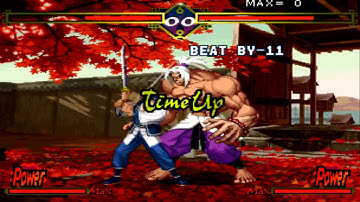 The Last Blade PC | Shigen Naoe "Time Attack mode" (720p/60fps)
