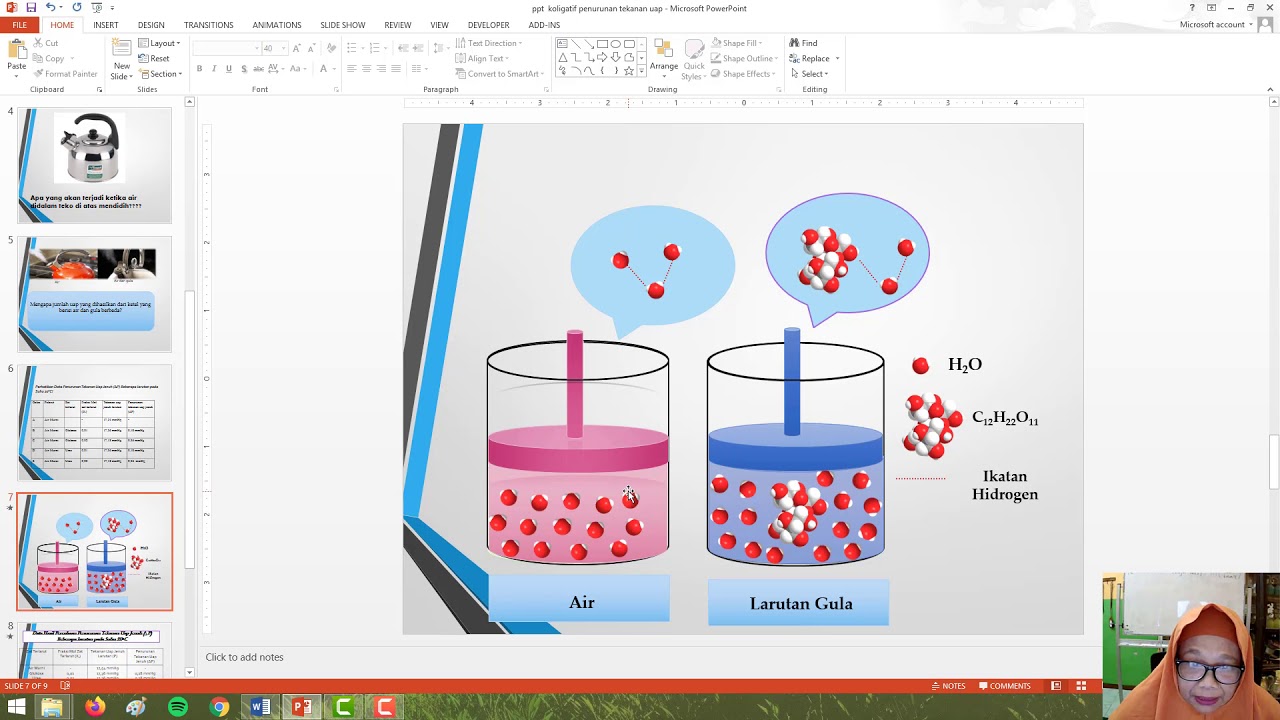 Penurunan Tekanan Uap - YouTube