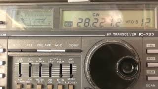 Beacon GW7HDS on   28.22,4  MHz  Locator  IO81IP   2026-07-25