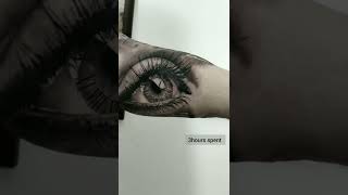 Realistic eye #tattoo #shorts