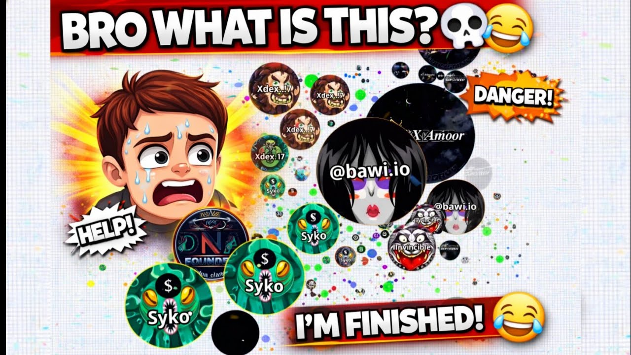 BRO WHAT IS THIS 💀😂 | Agar.io Chaos