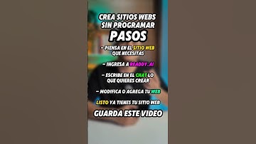 Crea Sitios Webs sin necesidad de saber programar