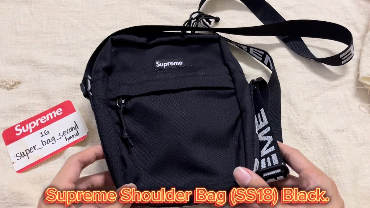 Supreme Shoulder Bag (SS18) Black - SS18 - US