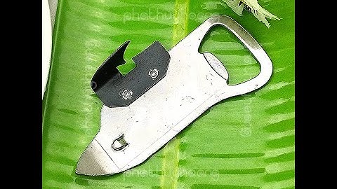 Dụng cụ mở hộp thức ăn , khui nắp chai bằng inox