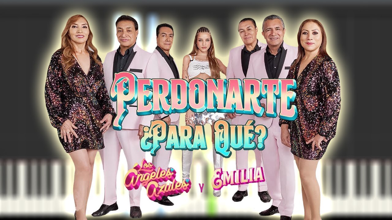 Los Ángeles Azules, Emilia - Perdonarte , Para Qué | Piano Tutorial / Partitura / Karaoke / MIDI