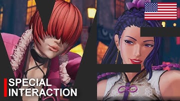 【KOF XV】SHERMIE vs LUONG ► Story Special Interaction English Mod