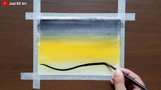 painting watercolor landscape beginners tutorial easy paints oil