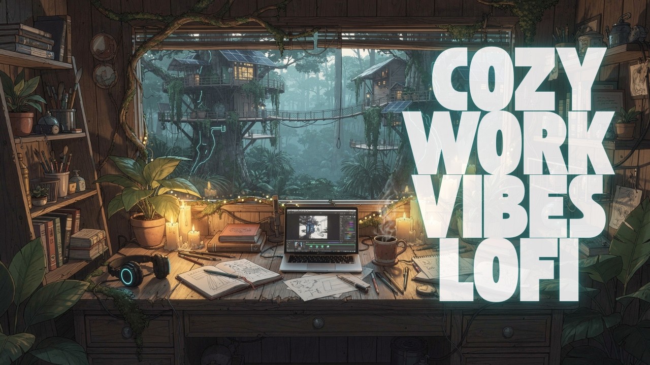 🎧 Rainy City & Nature - LoFi Study Music & Jazz Beats for Focus, Work & Relax