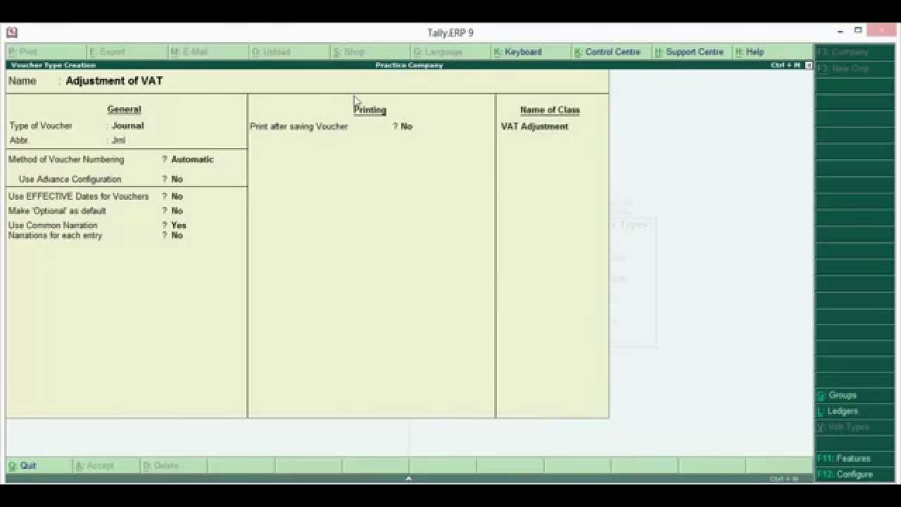 Reversal Of Output VAT Bad Debt Using Tally ERP Software YouTube