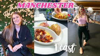 VLOG Z MANCHESTERU 1. část - první dny | full body trénink | nákup potravin