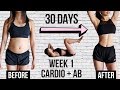 BURN BELLY FAT IN 30 DAYS!! 10 min Cardio + Ab Workout | Week 1~ Emi