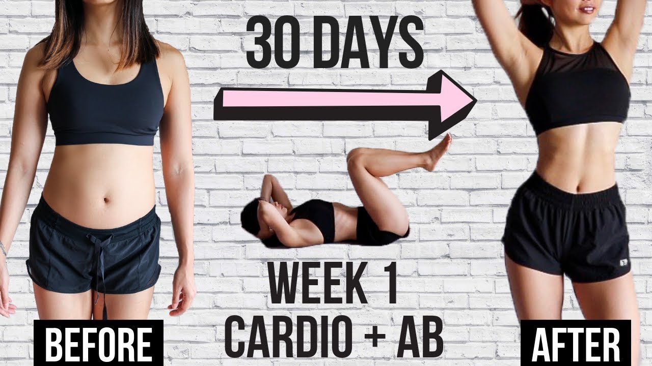 Burn Belly Fat In 30 Days 10 Min Cardio Ab Workout Week 1 Emi