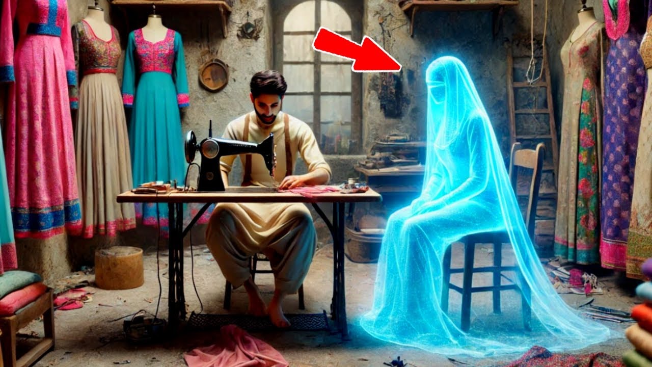 جاءت جنية لطيفة إلى دكان خياط فقير لتخييط فستانها - قصص مخيفة