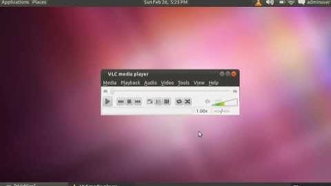 demo  of Ubuntu 11.10 on ASUS EEE PC 900a