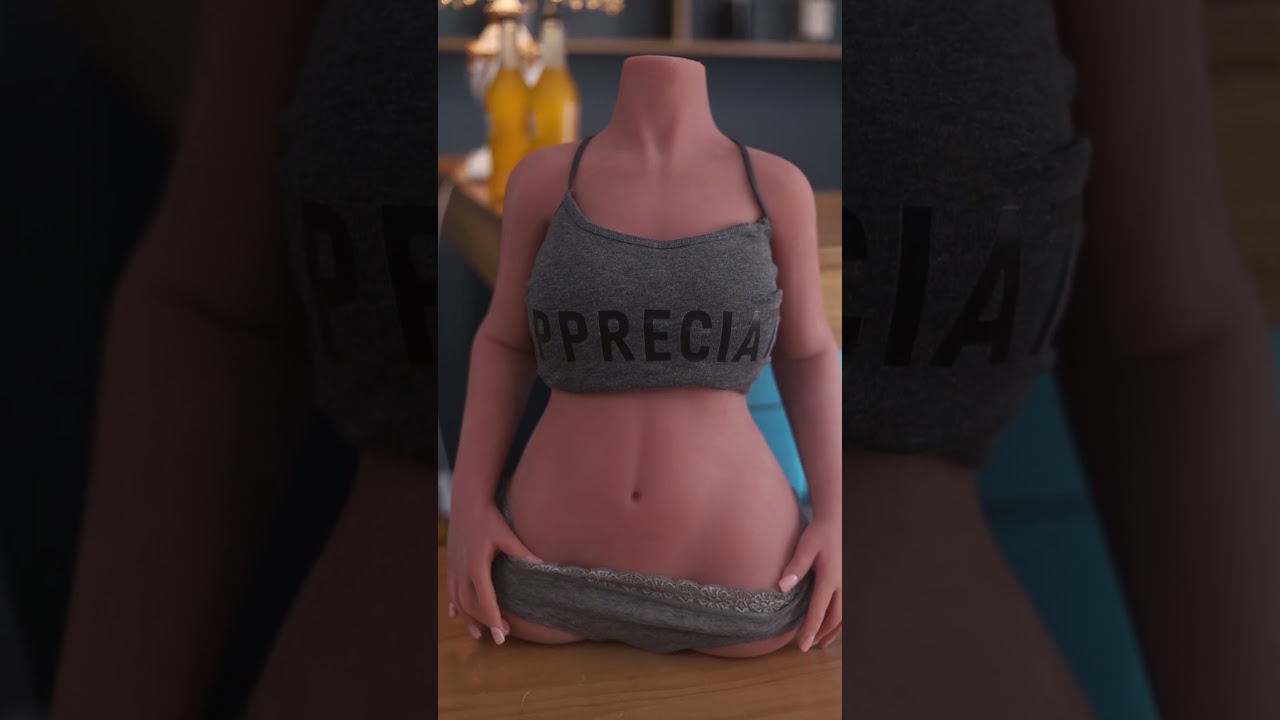 sex doll torso with hand  wheat skin