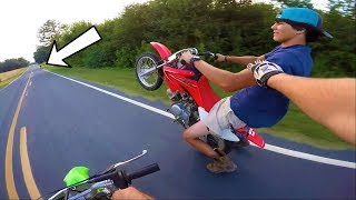 His WORST day ever. | Exploration on PIT BIKES!