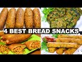 4 Quick & Easy Bread Snacks Recipes - Instant Snacks with Leftover Bread
