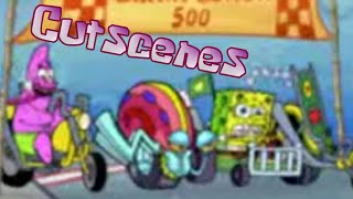 SpongeBob Creature from the Krusty Krab (DS) - All Cutscenes [4K]