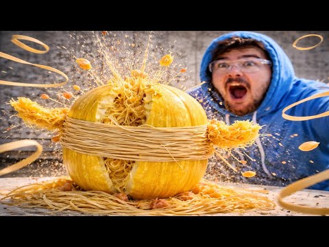 Rubber bands vs spaghetti ￼squash ￼