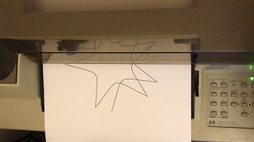 HP 7475A pen plotter spirograph