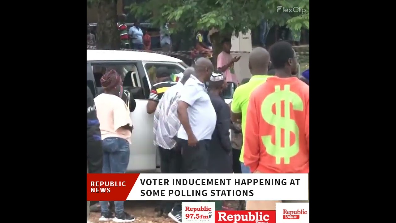 Voter Inducement Happening at some polling stations