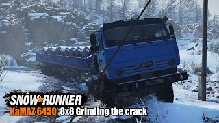 KaMAZ 6450 - Grinding the crack in Amur | Snowrunner