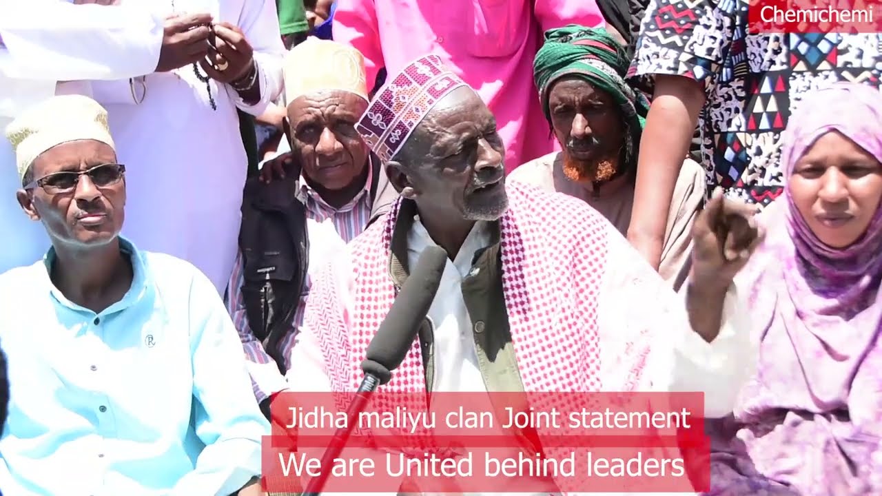 We are united JIDHA MALIYU CLAN leaders say they are firmly behind GVN Guyo, Mumina $ Doyo