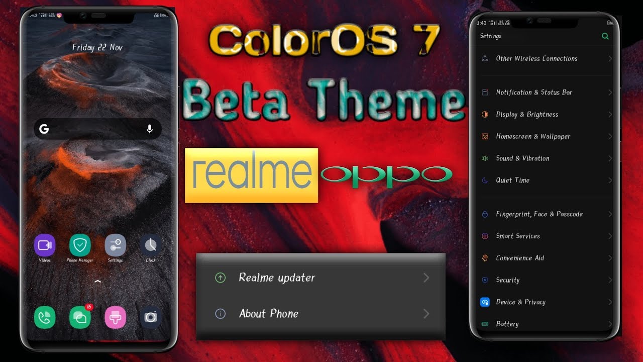 ColorOS 7 Beta theme For Realme and Oppo phone's | ColorOS 7 Beta update |